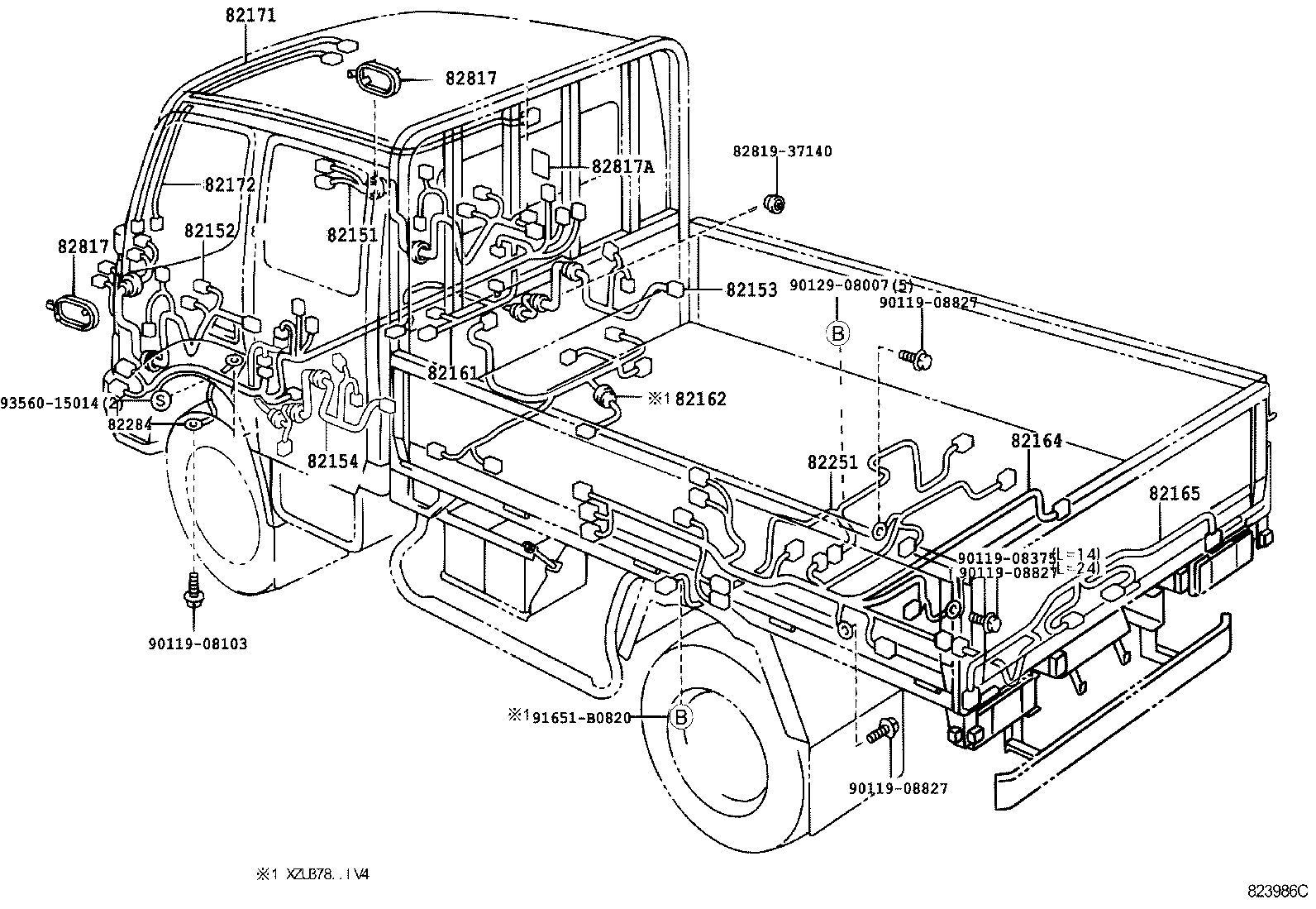  DYNA TOYOACE |  WIRING CLAMP