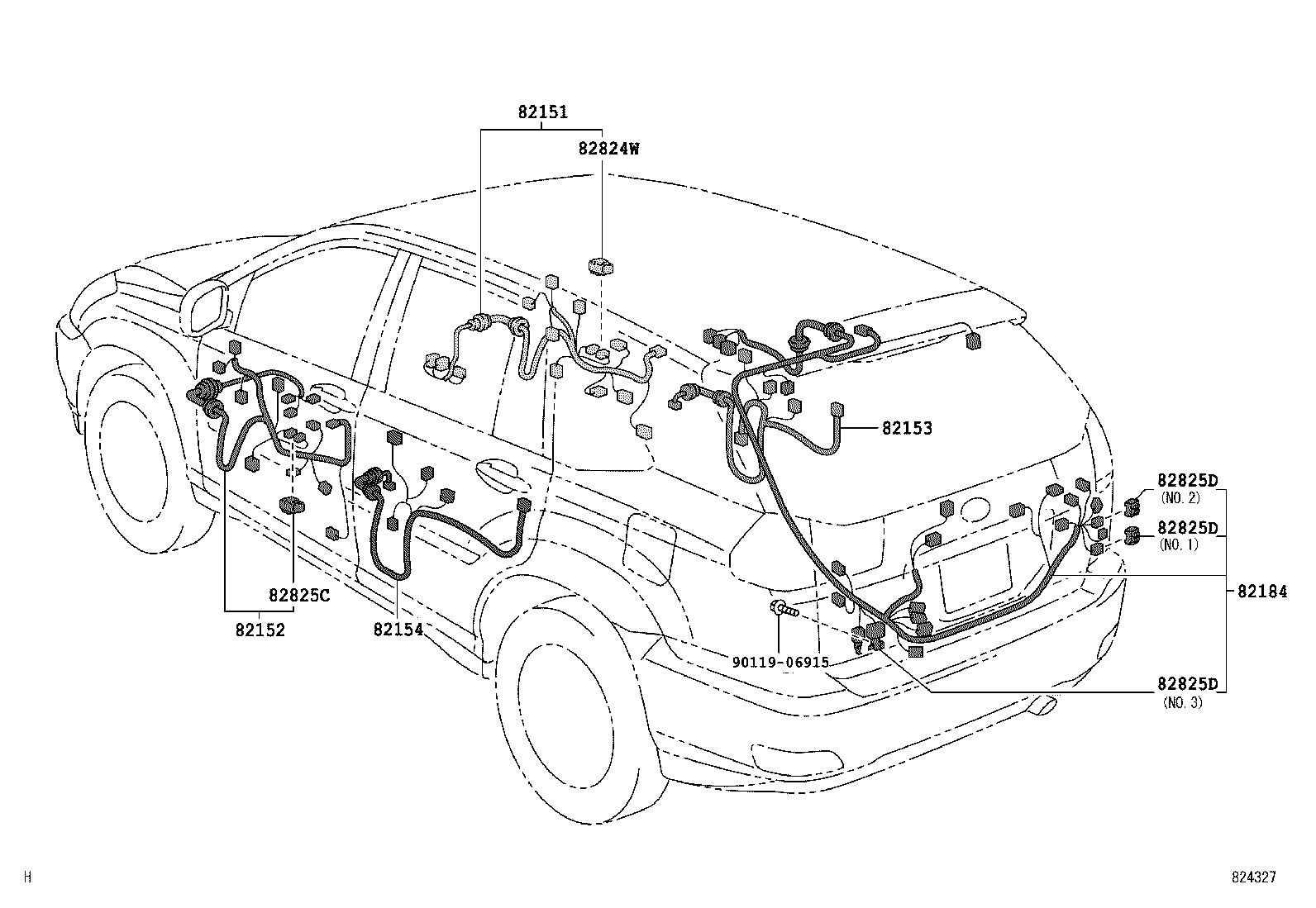  HARRIER HV |  WIRING CLAMP