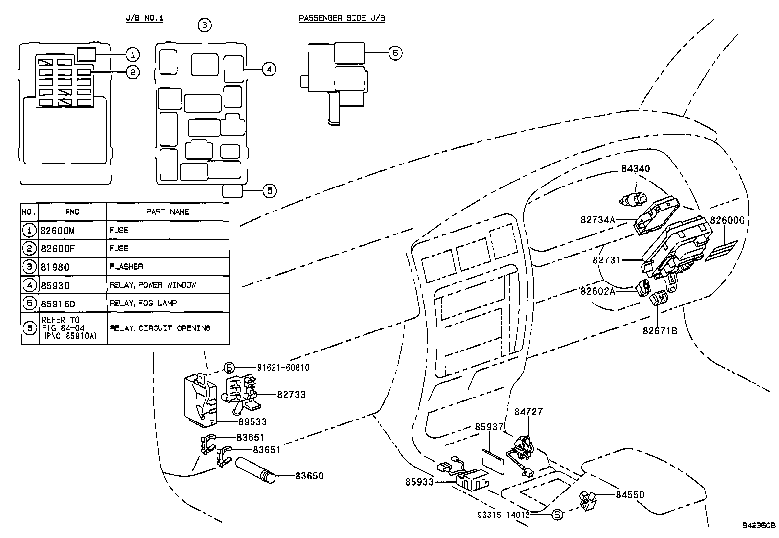  HILUX SURF |  SWITCH RELAY COMPUTER