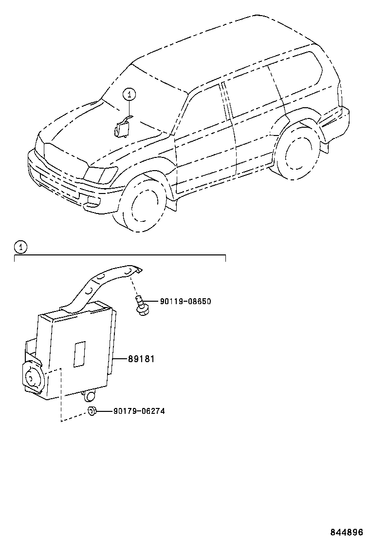  LAND CRUISER 100 |  STEERING CONTROL SYSTEM