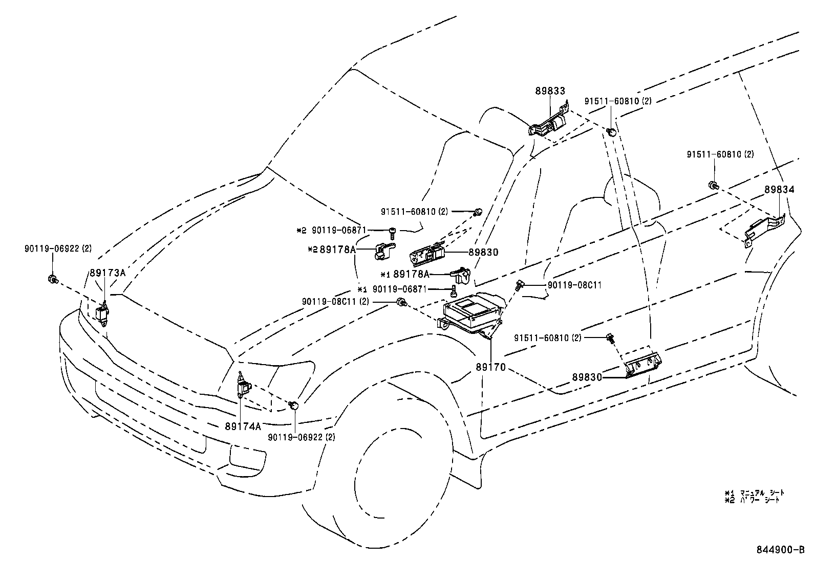  LAND CRUISER 100 |  AIR BAG