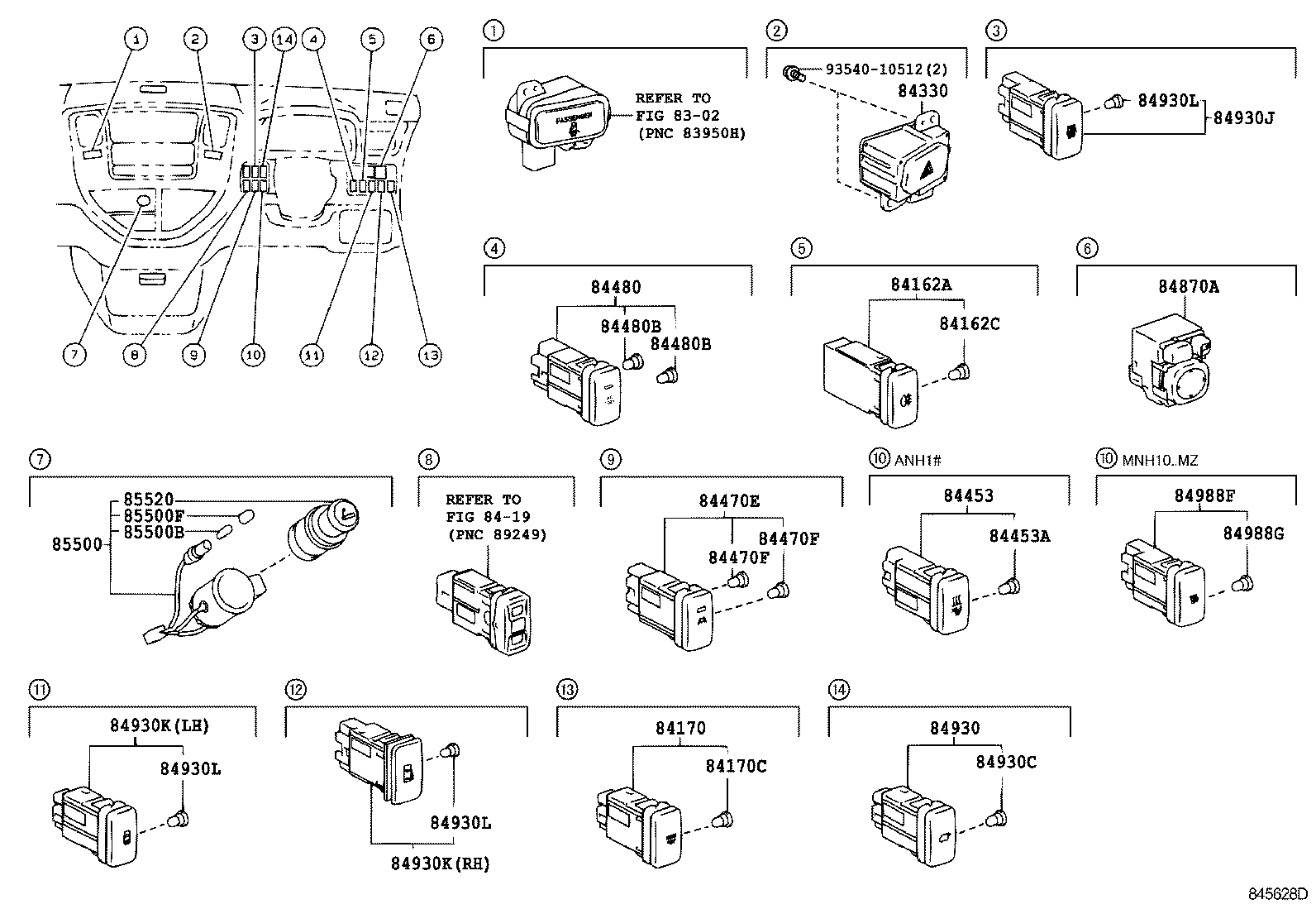  ALPHARD G V |  SWITCH RELAY COMPUTER