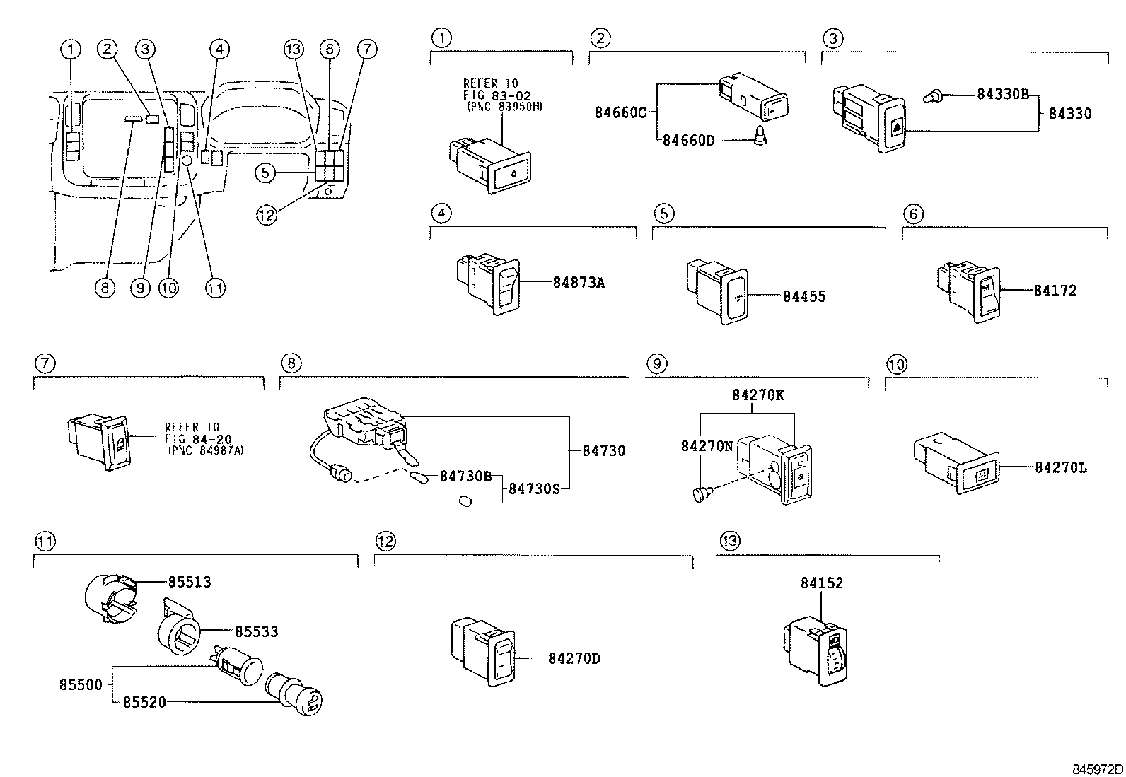  DYNA TOYOACE HV |  SWITCH RELAY COMPUTER