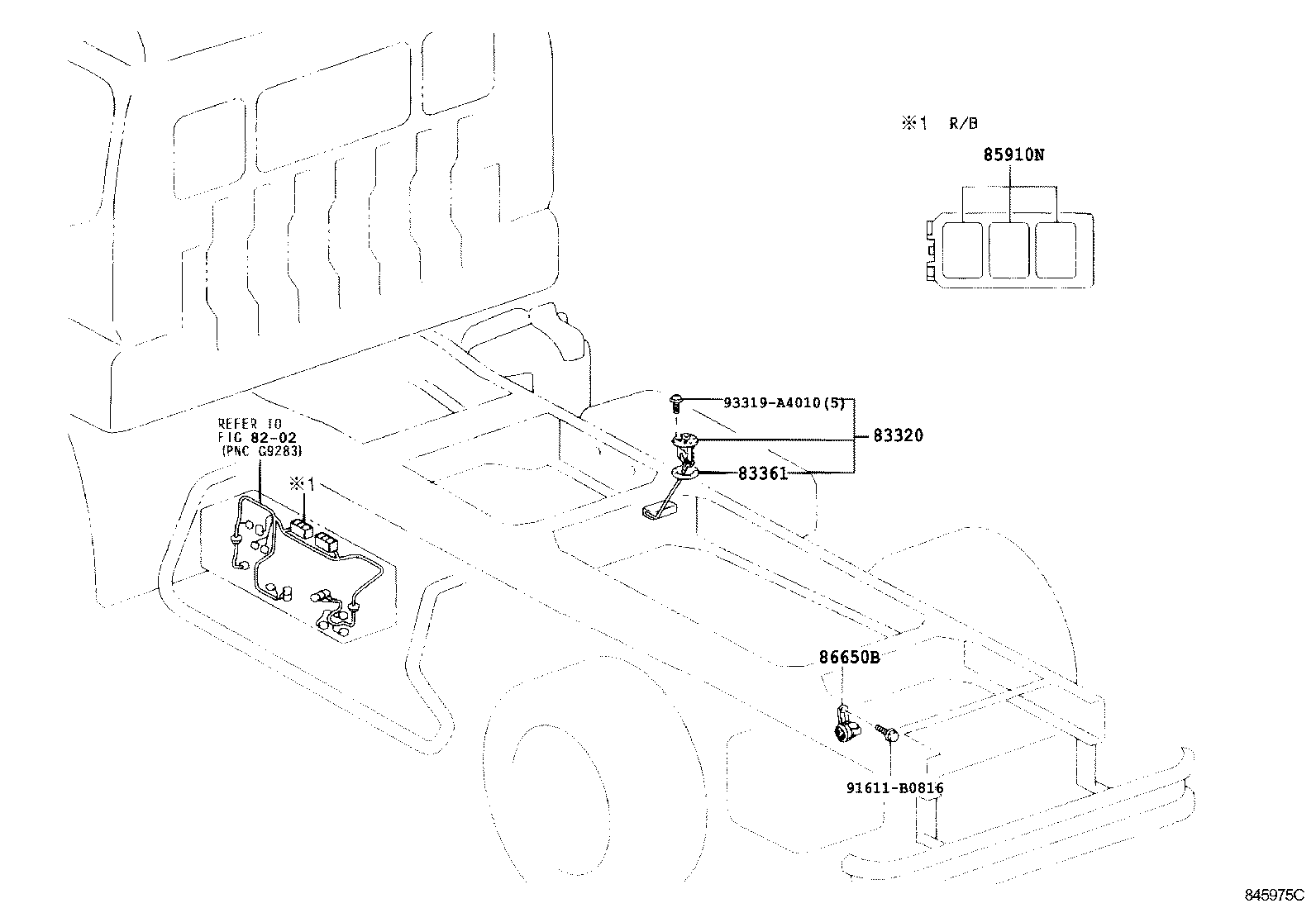  DYNA TOYOACE HV |  SWITCH RELAY COMPUTER