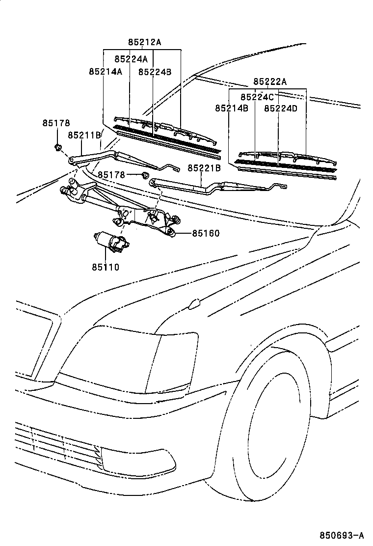  CROWN CROWN MAJESTA |  WINDSHIELD WIPER