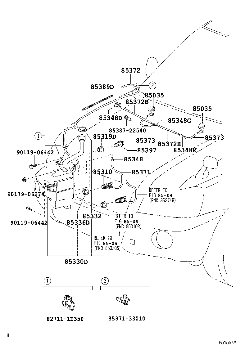  KLUGER HV |  WINDSHIELD WASHER