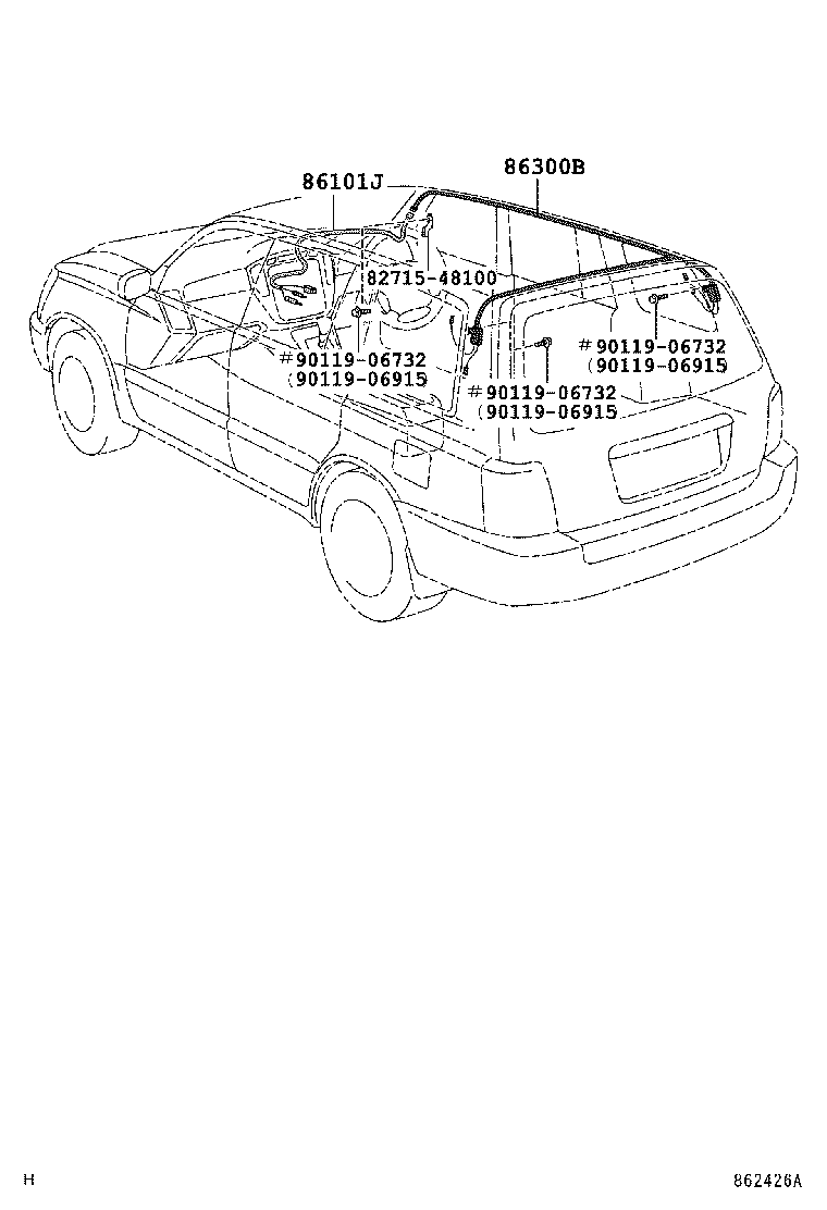  KLUGER HV |  ANTENNA