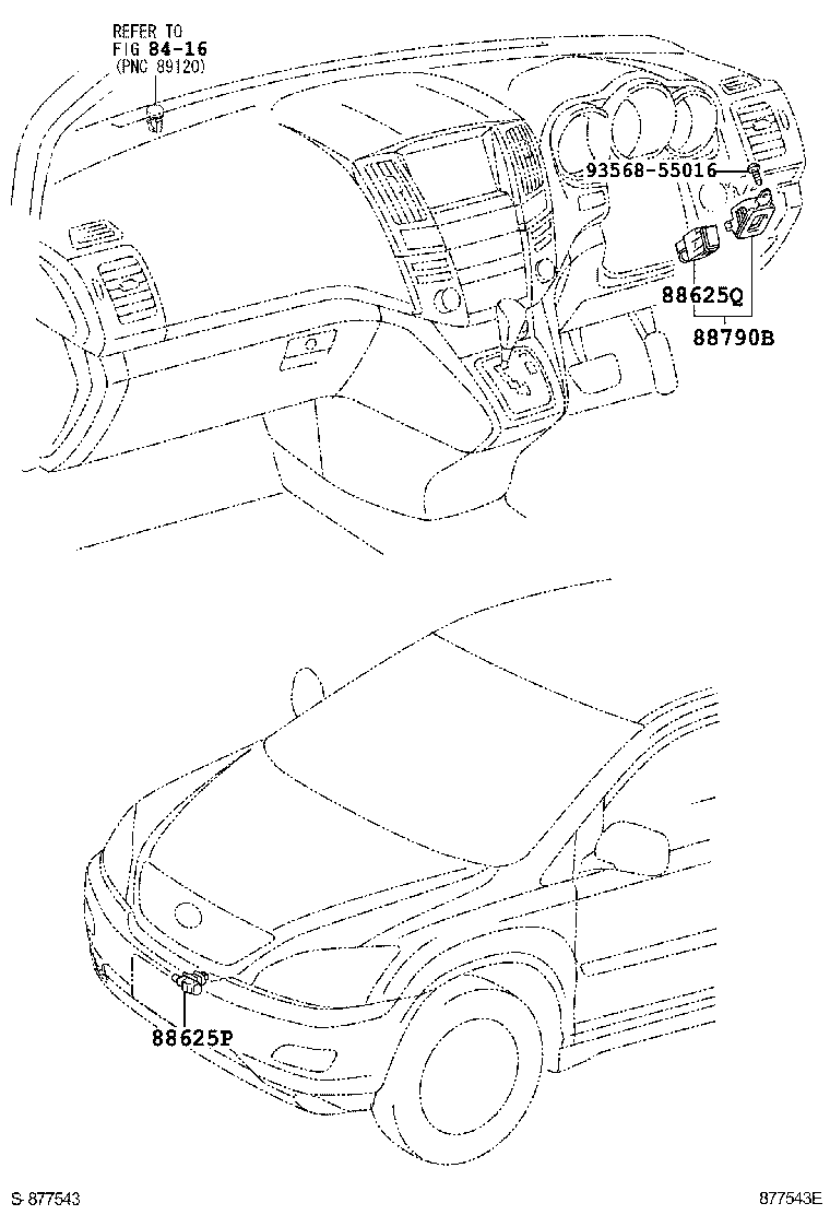  HARRIER HV |  HEATING AIR CONDITIONING CONTROL AIR DUCT