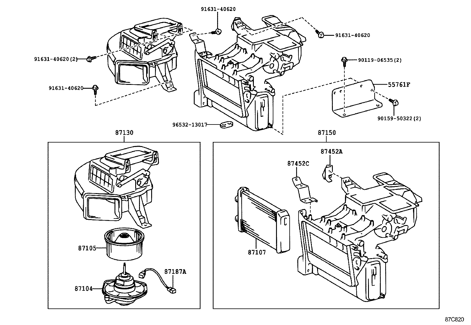  QUICK DELIVERY 200 |  HEATING AIR CONDITIONING HEATER UNIT BLOWER