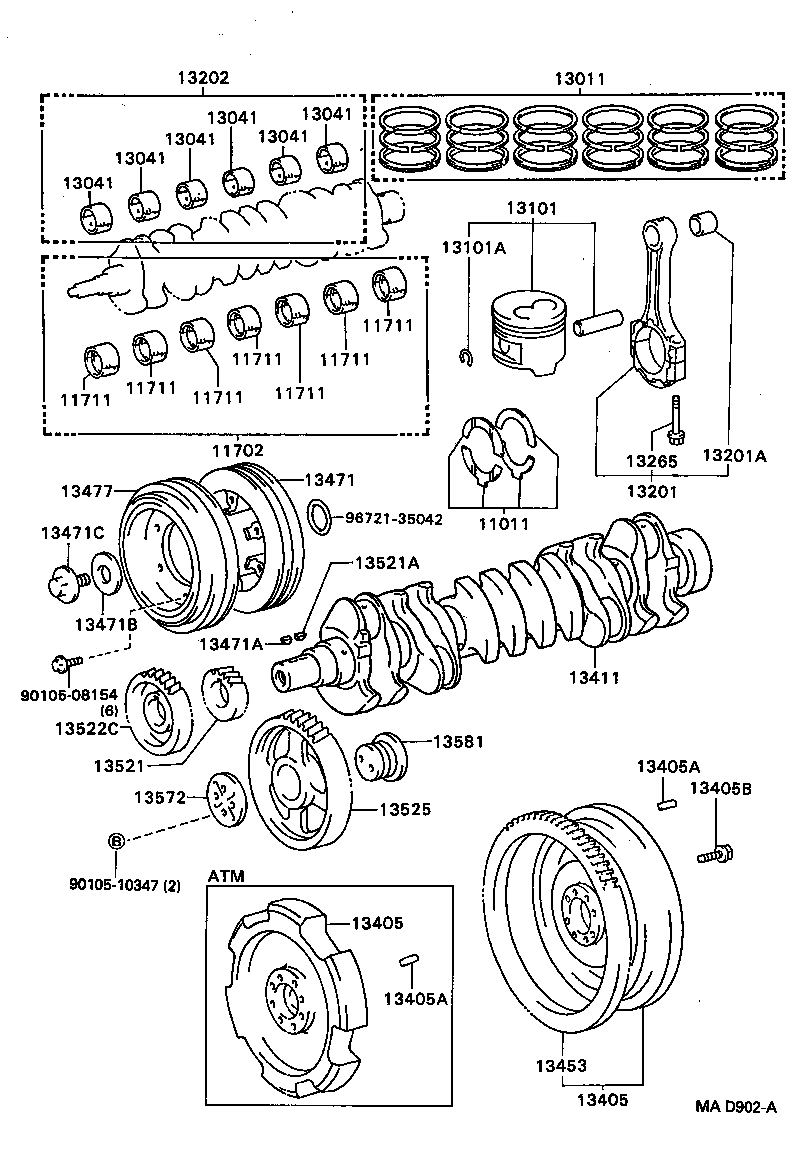  LAND CRUISER 70 |  CRANKSHAFT PISTON