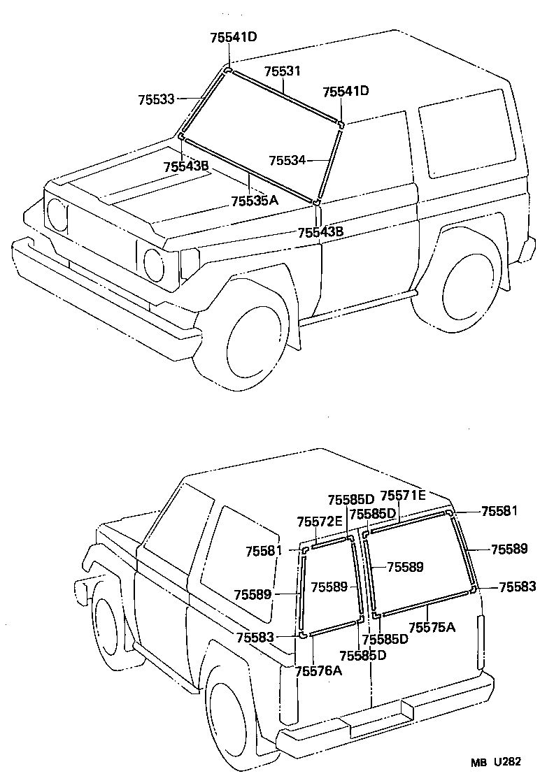  LAND CRUISER 70 |  MOULDING