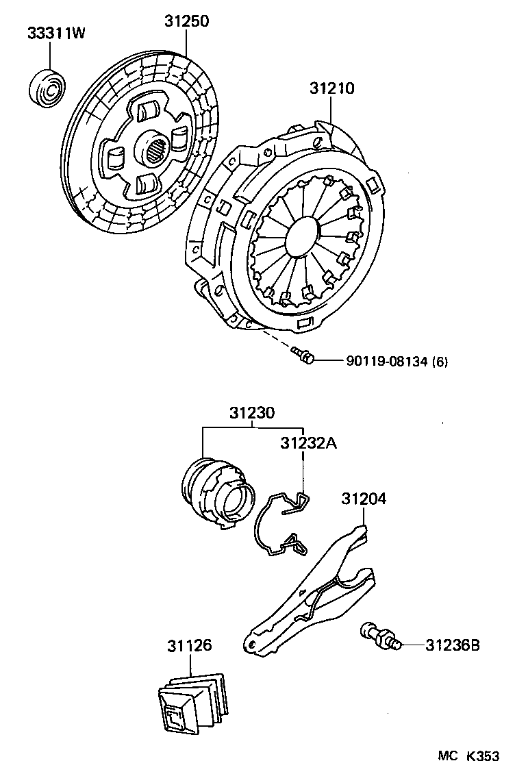  LAND CRUISER 70 |  CLUTCH RELEASE FORK