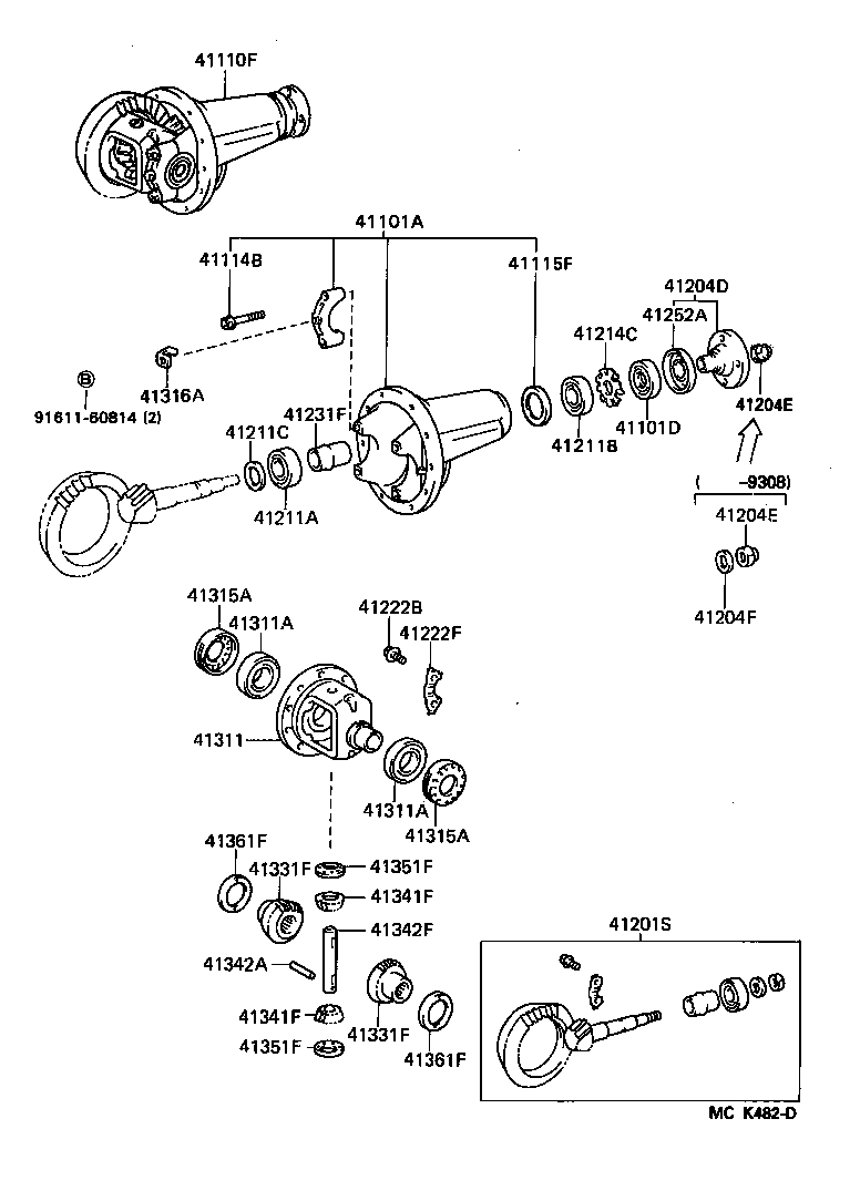  LAND CRUISER 70 |  FRONT AXLE HOUSING DIFFERENTIAL