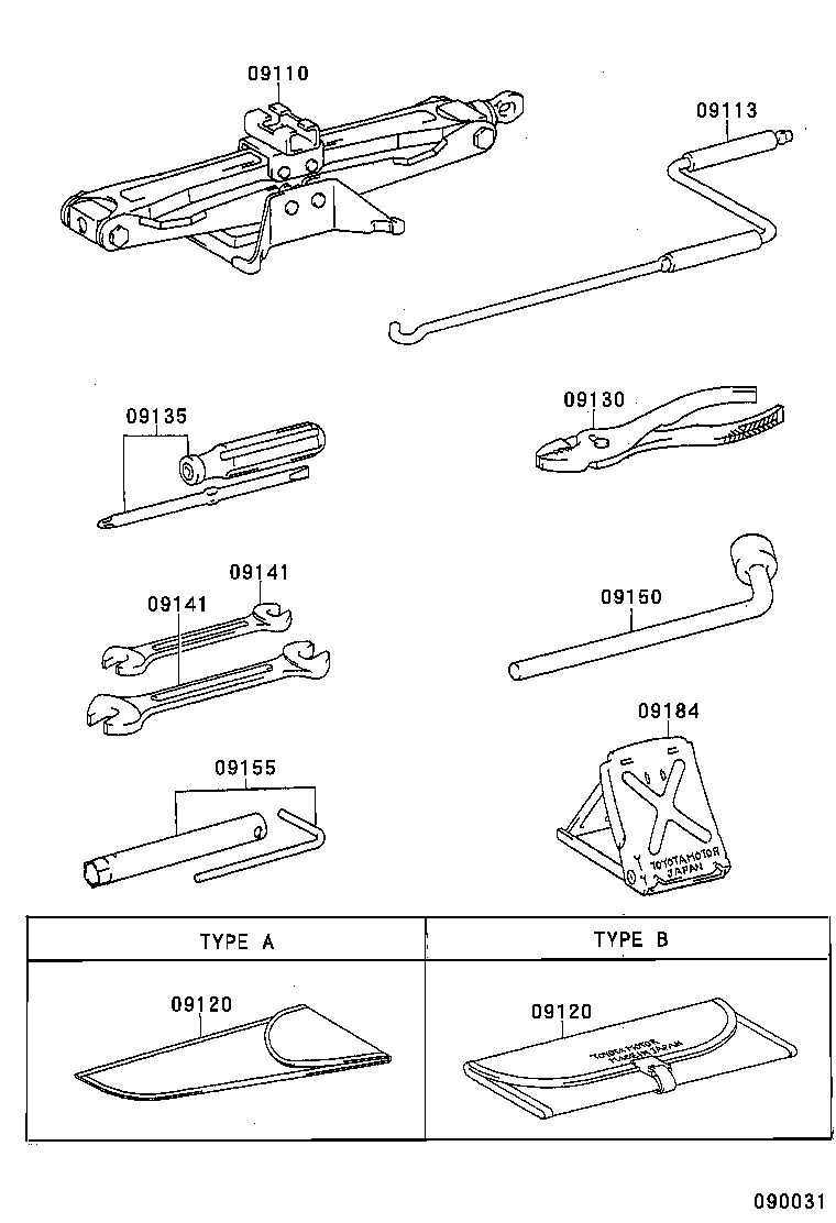  AVALON |  STANDARD TOOL