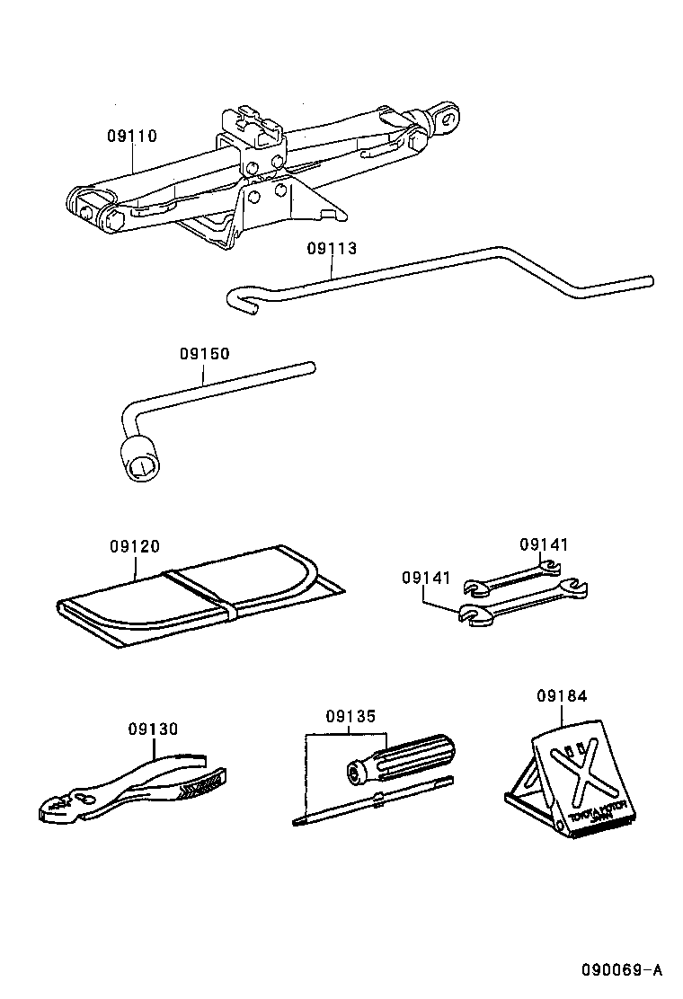  PRIUS |  STANDARD TOOL