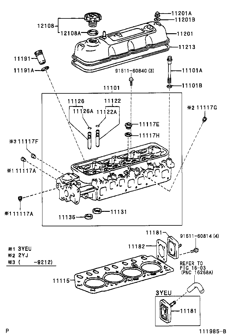  LITE TOWNACE V WG |  CYLINDER HEAD