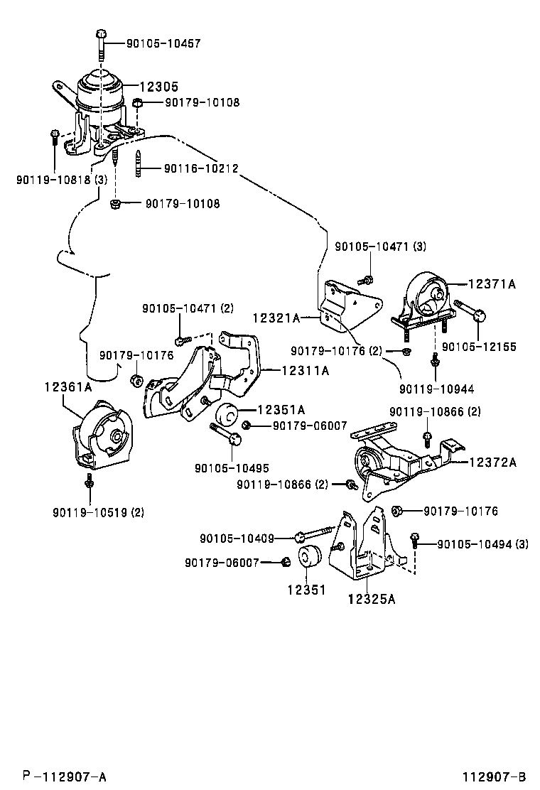  RAV4 J L |  MOUNTING