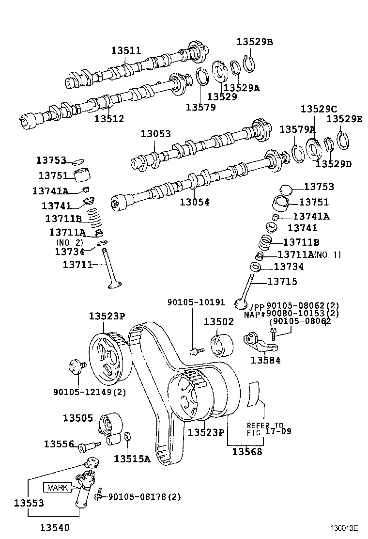  AVALON |  CAMSHAFT VALVE