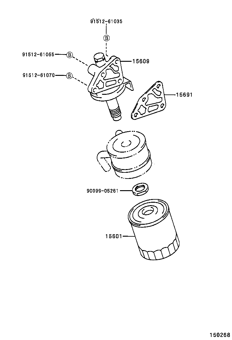  DYNA 200 TOYOACE G25 |  OIL FILTER