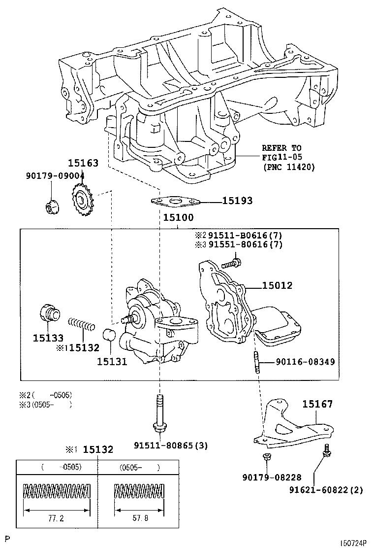  RAV4 J L |  ENGINE OIL PUMP