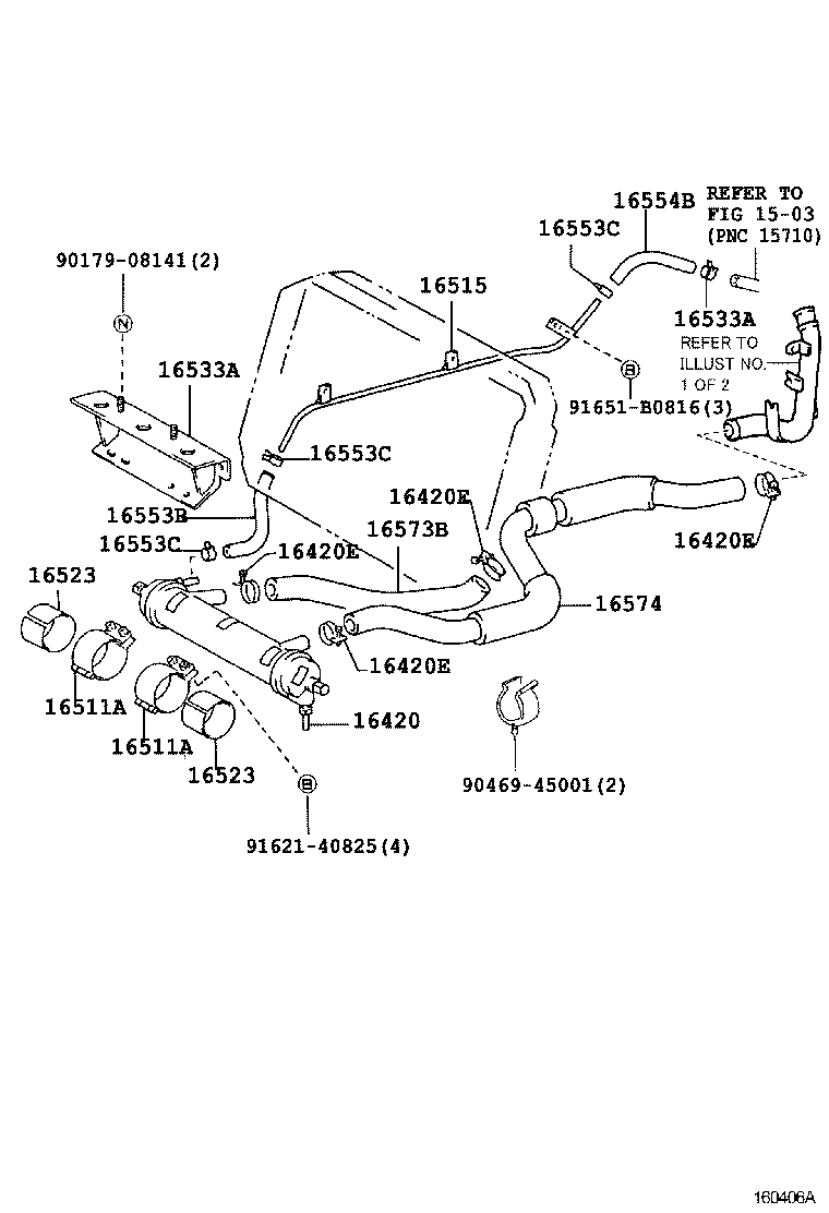  DYNA 200 TOYOACE G25 |  RADIATOR WATER OUTLET