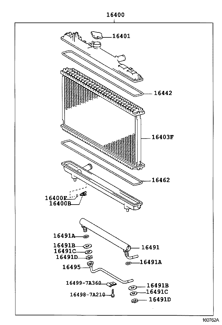  CALDINA |  RADIATOR WATER OUTLET