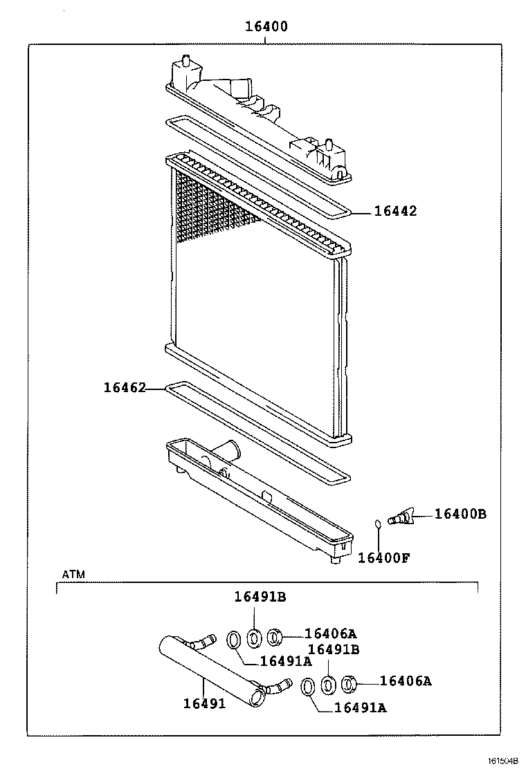  PLATZ |  RADIATOR WATER OUTLET