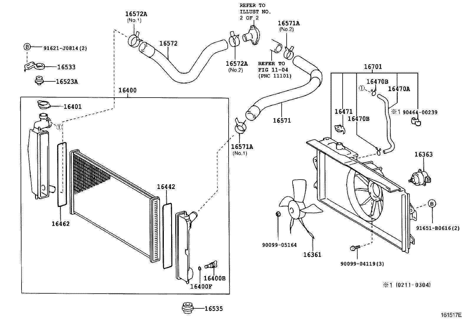  WILL VS |  RADIATOR WATER OUTLET