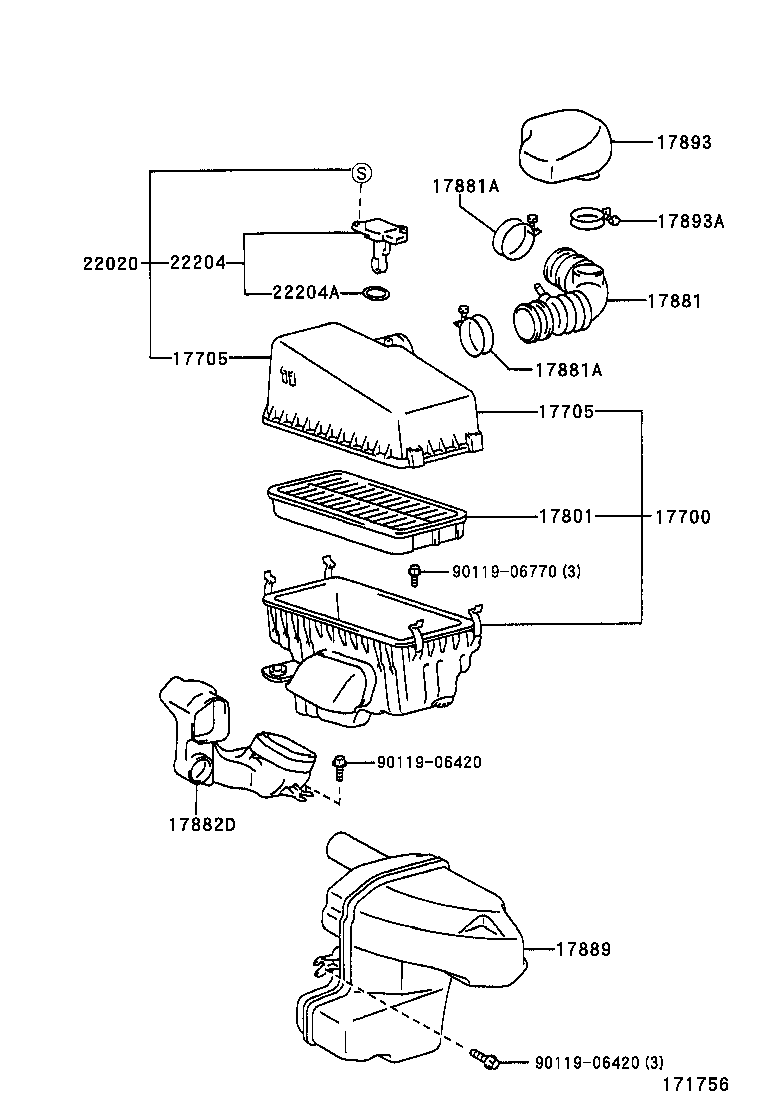  RAV4 |  AIR CLEANER