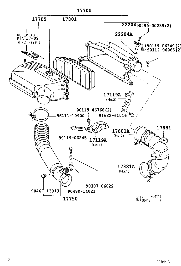  RAV4 J L |  AIR CLEANER