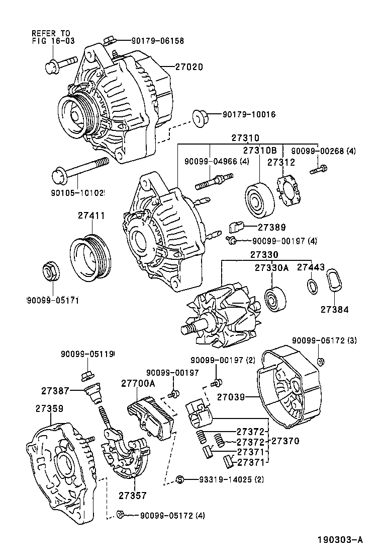  COROLLA |  ALTERNATOR