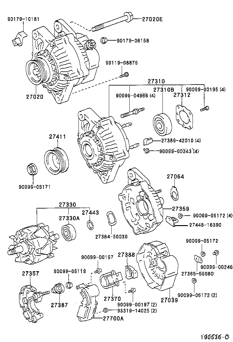  CALDINA |  ALTERNATOR