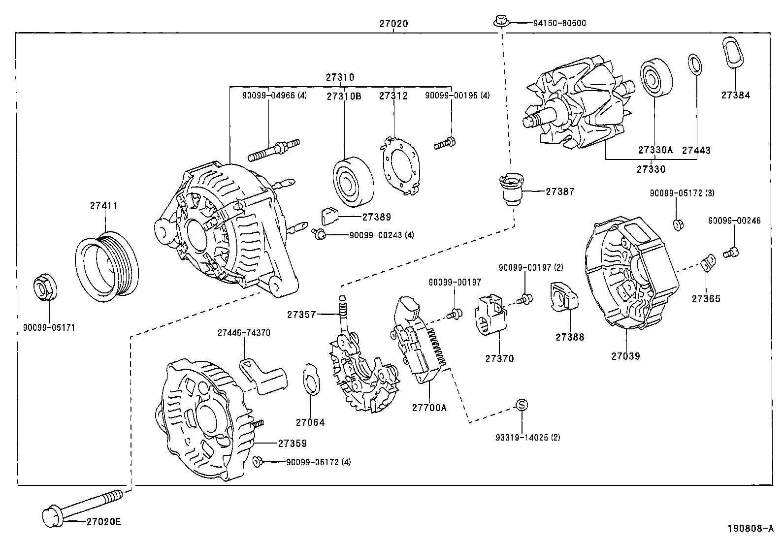  CARINA FF |  ALTERNATOR