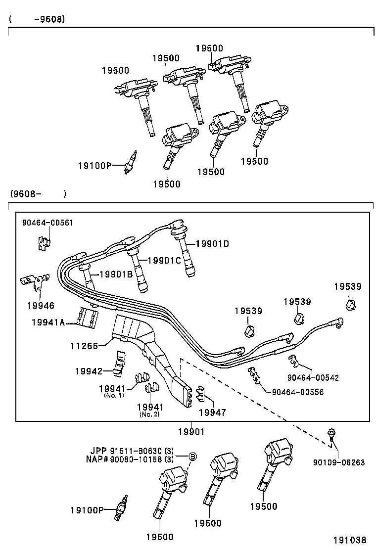  AVALON |  IGNITION COIL SPARK PLUG