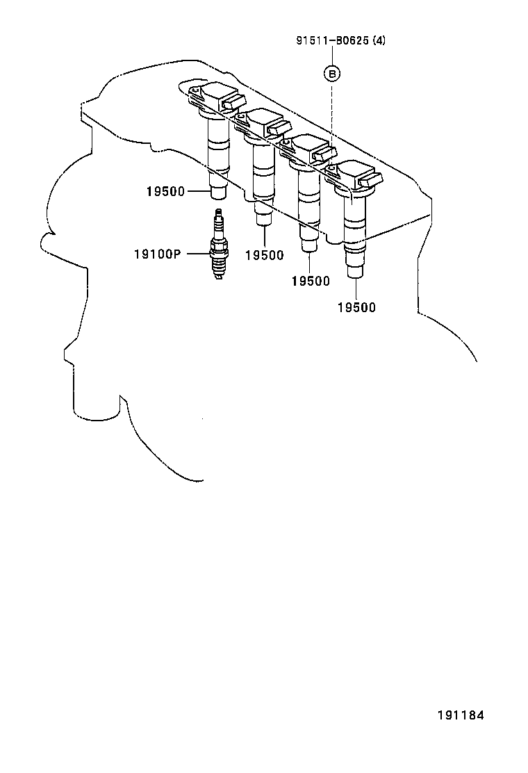  HARRIER |  IGNITION COIL SPARK PLUG