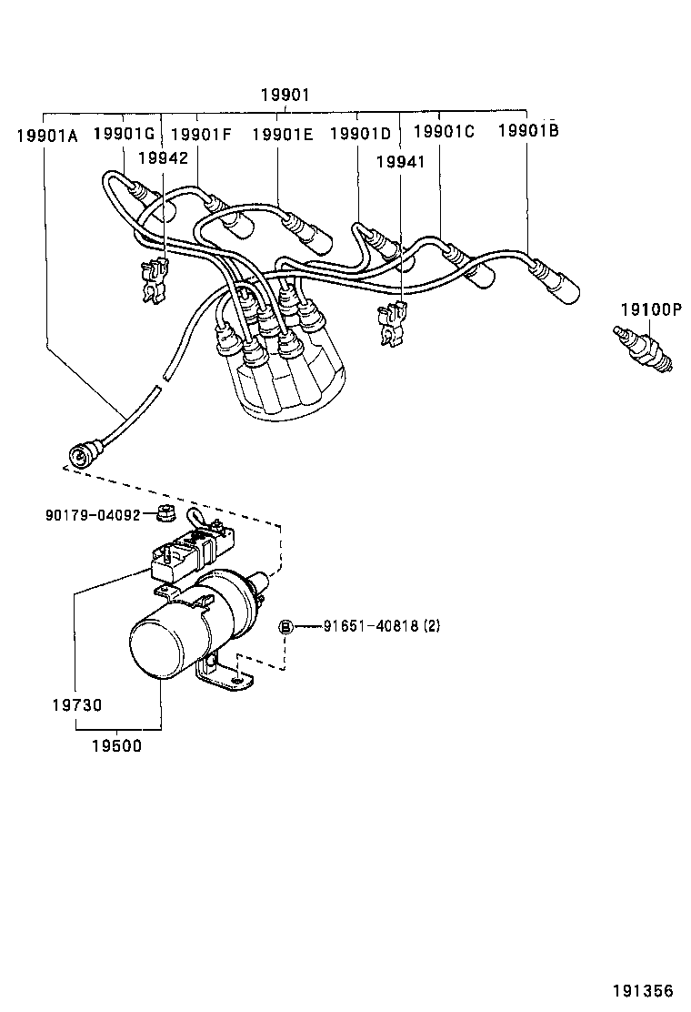  LAND CRUISER S T H T |  IGNITION COIL SPARK PLUG