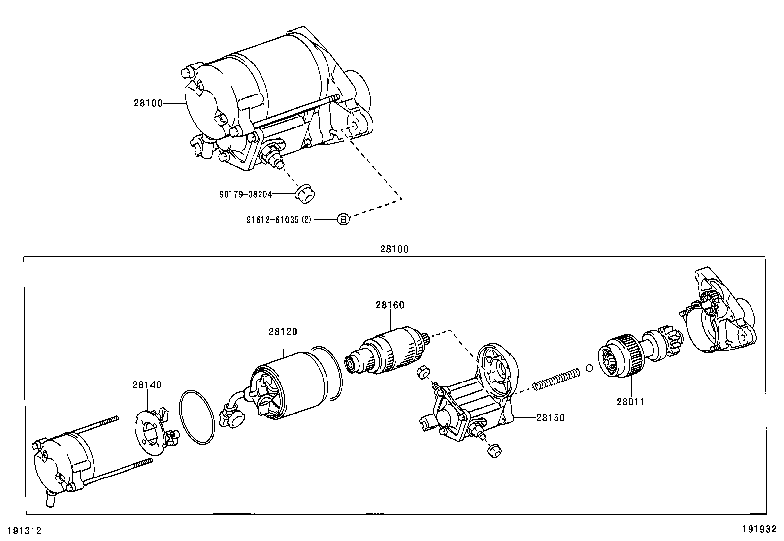  RAV4 J L |  STARTER