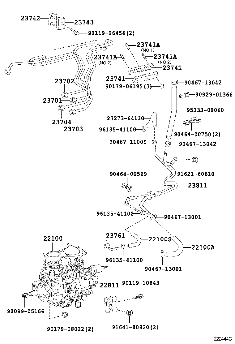  CALDINA |  INJECTION PUMP ASSEMBLY