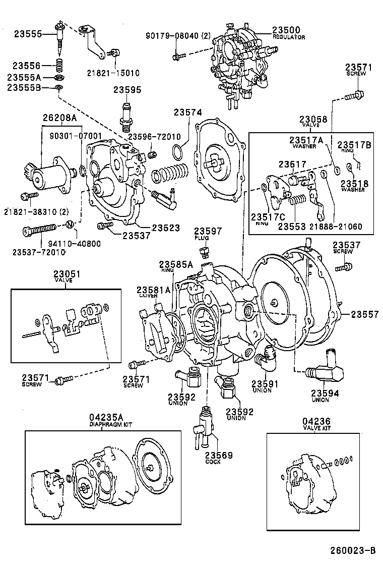  DYNA 150 TOYOACE G15 |  LPG OR CNG REGULATOR