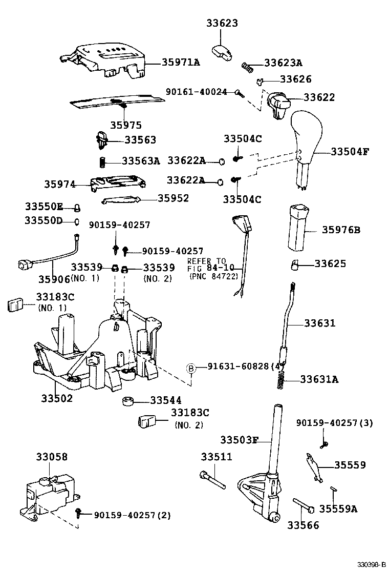  MARK 2 WG |  SHIFT LEVER RETAINER