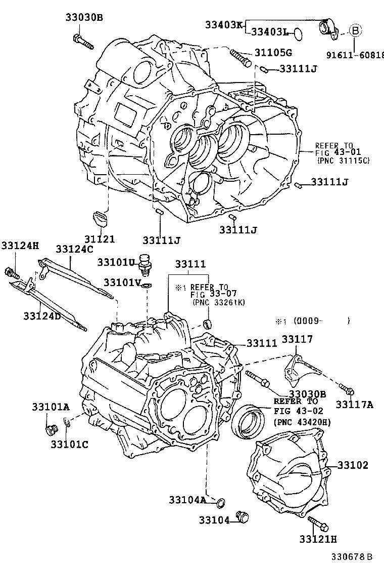  CALDINA |  CLUTCH HOUSING TRANSMISSION CASE MTM