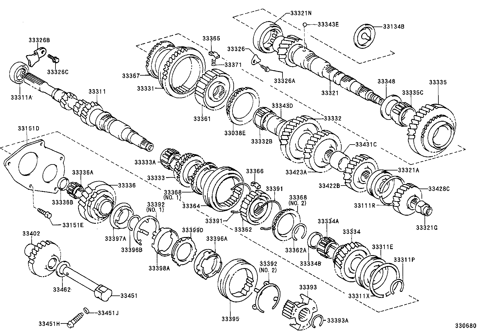  CALDINA |  TRANSMISSION GEAR MTM