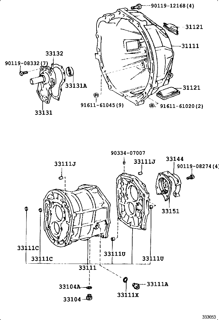  CROWN |  CLUTCH HOUSING TRANSMISSION CASE MTM