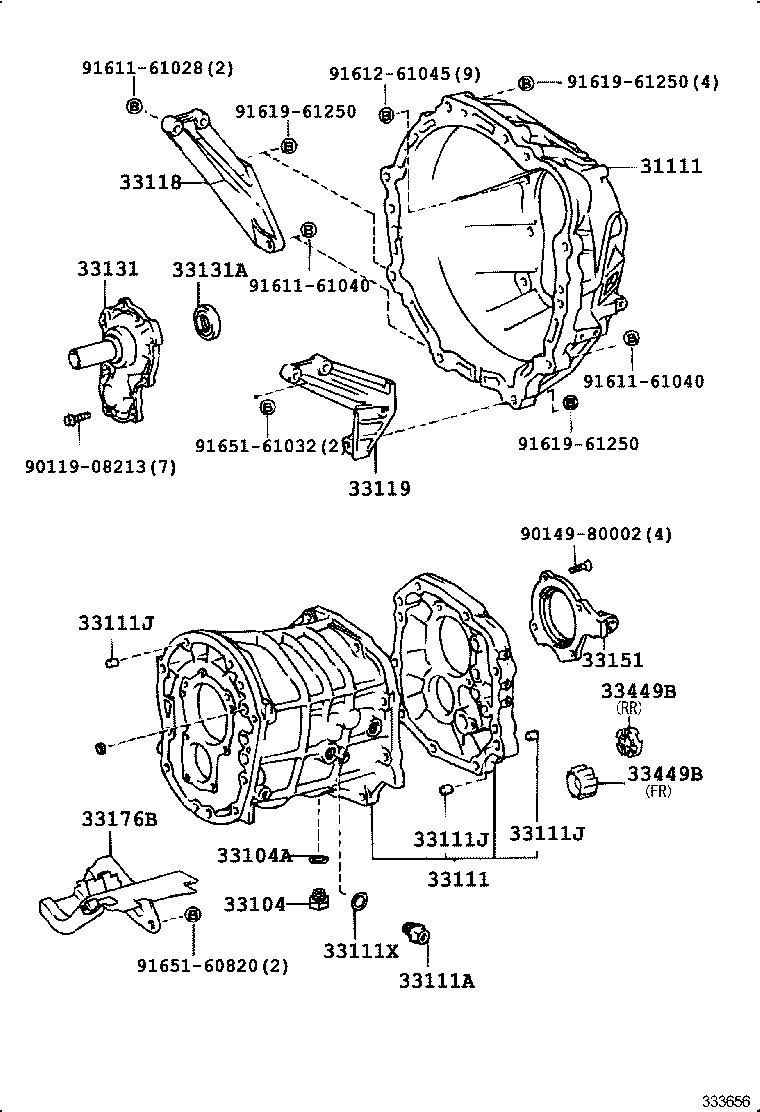  CROWN |  CLUTCH HOUSING TRANSMISSION CASE MTM