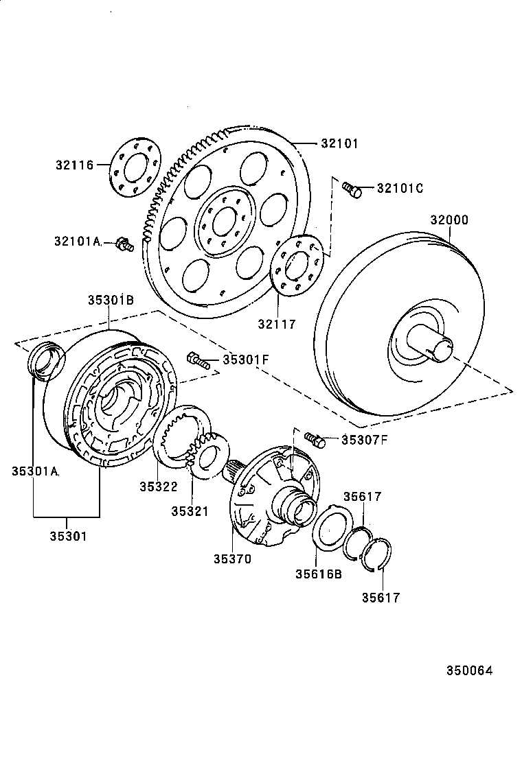  WINDOM |  TORQUE CONVERTER FRONT OIL PUMP CHAIN ATM