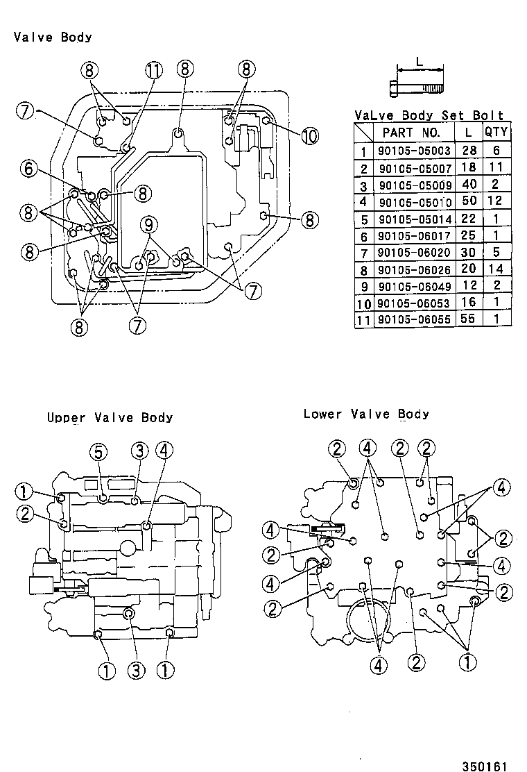  CARINA FF |  VALVE BODY OIL STRAINER ATM