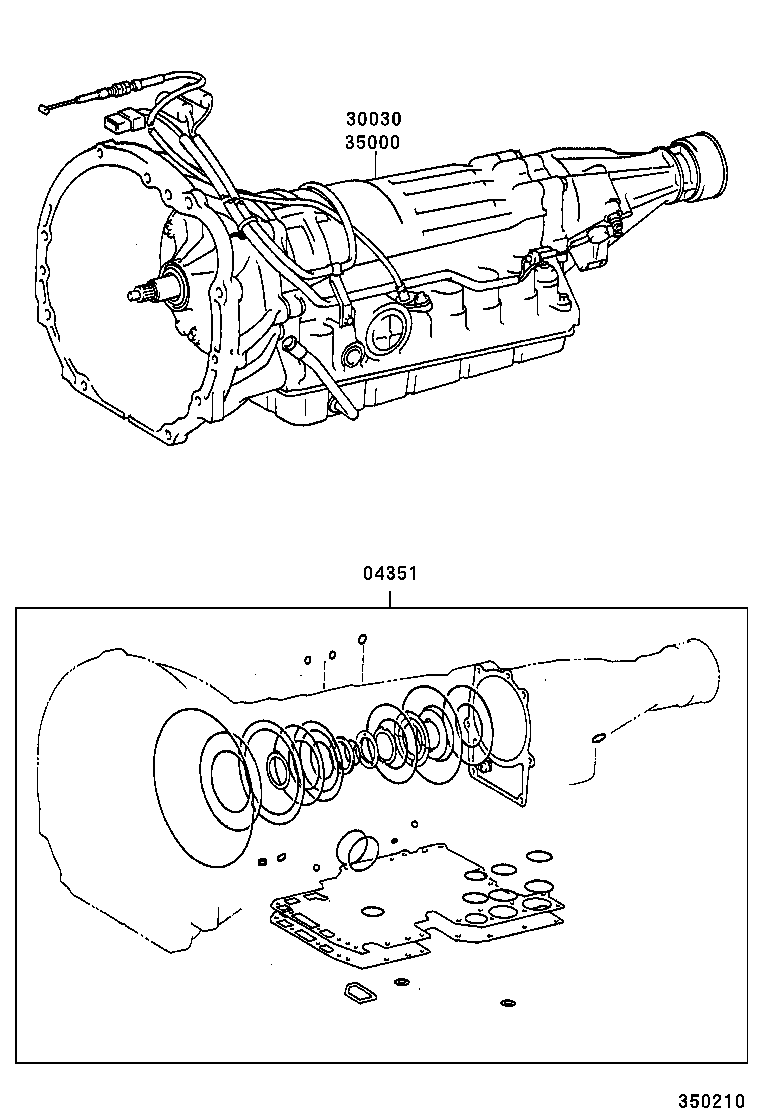  SOARER |  TRANSAXLE OR TRANSMISSION ASSY GASKET KIT ATM