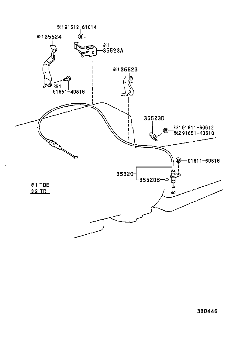  HILUX SURF |  THROTTLE LINK VALVE LEVER ATM