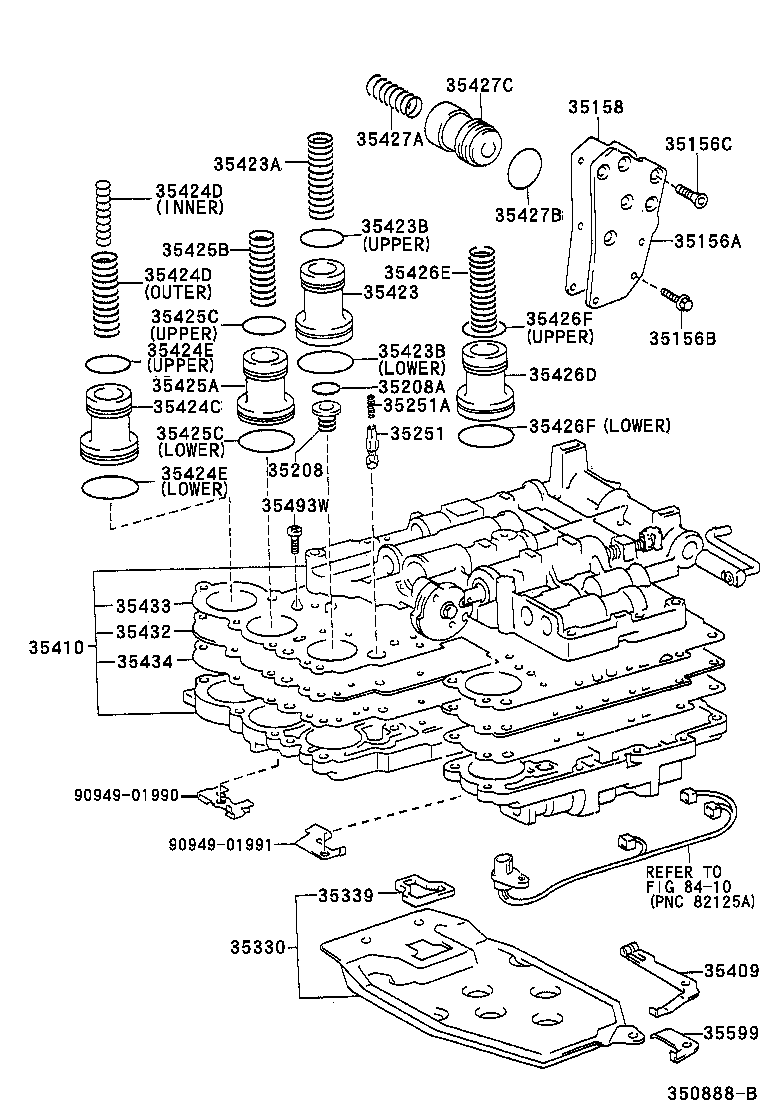  CALDINA |  VALVE BODY OIL STRAINER ATM