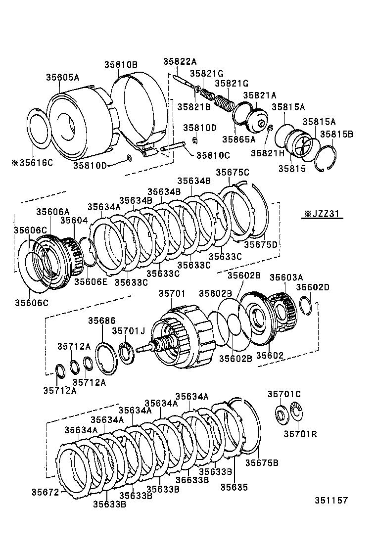  SOARER |  BRAKE BAND MULTIPLE DISC CLUTCH ATM